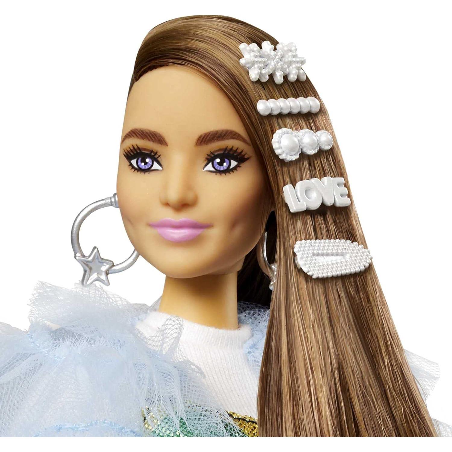 Muñeca Barbie Extra con Accesorios y Mascota Cocodrilo