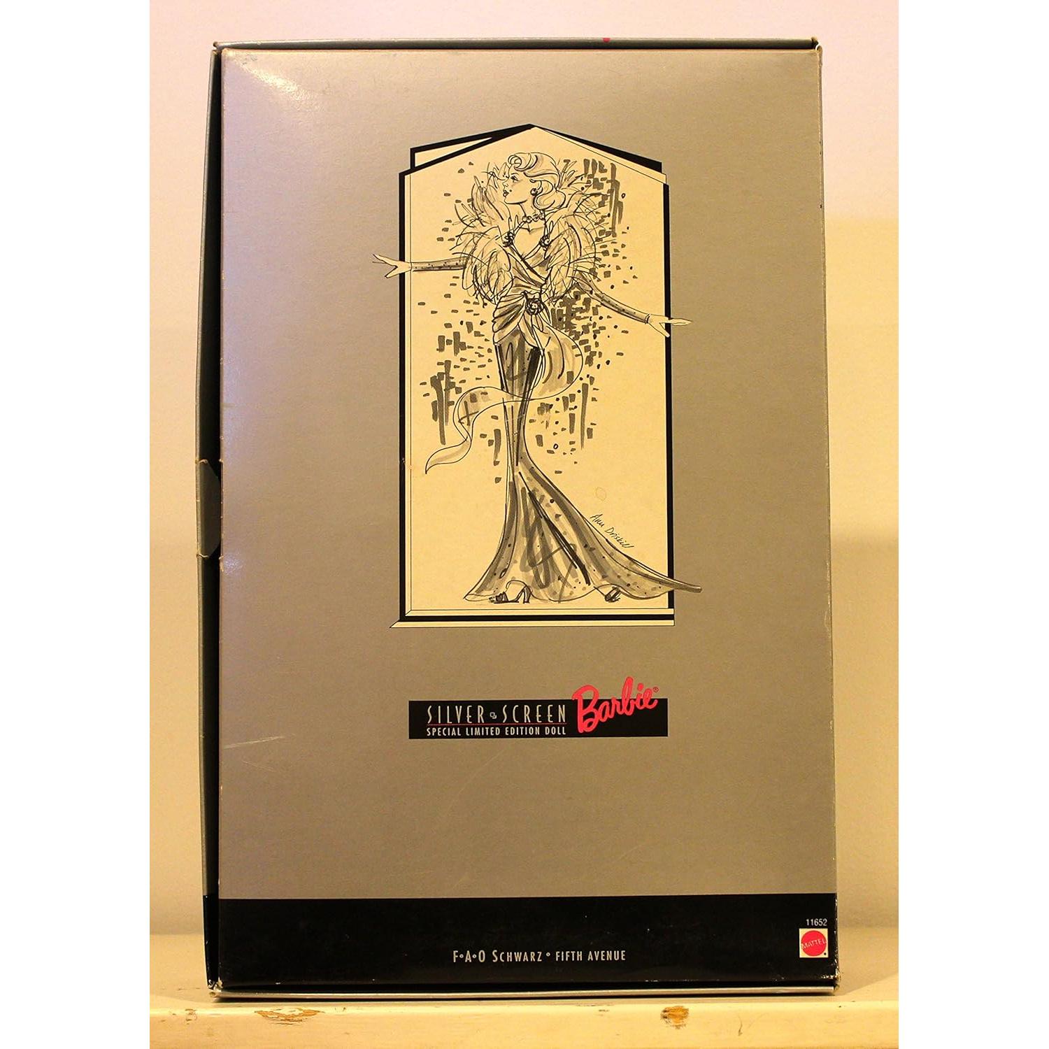 Muñeca Barbie FAO Schwarz Pantalla de Plata Mattel 1993