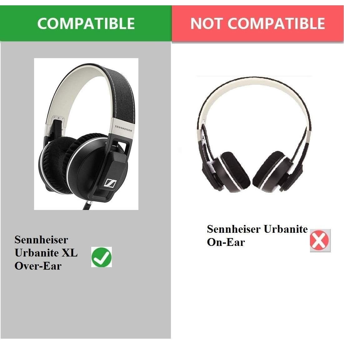 Almohadillas de Reemplazo VEKEFF para Auriculares Sennheiser Urbanite XL