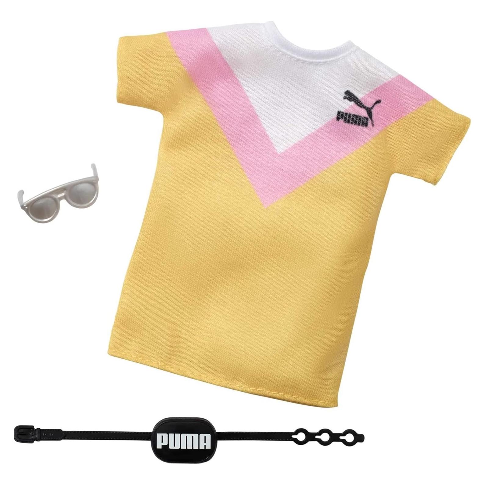 Conjunto de moda Barbie Puma con vestido y accesorios