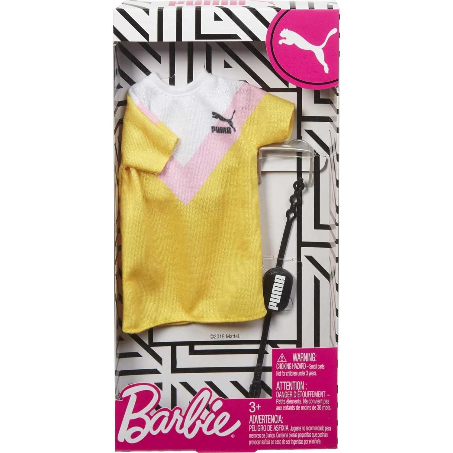 Conjunto de moda Barbie Puma con vestido y accesorios