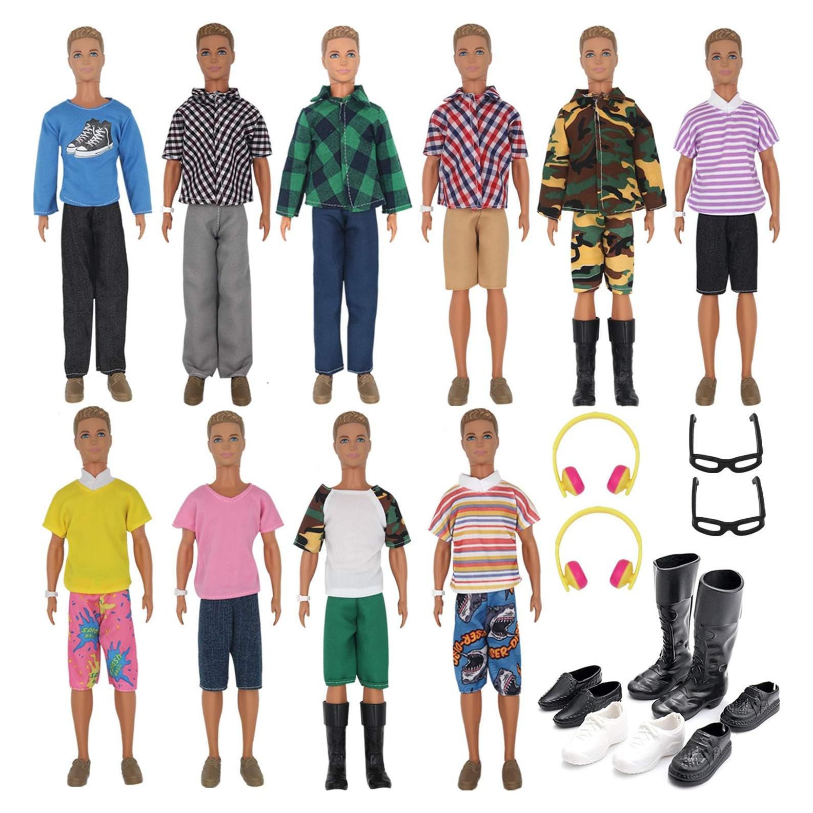 32 Piezas Ropa y Accesorios para Muñecas 30cm ZTWEDEN