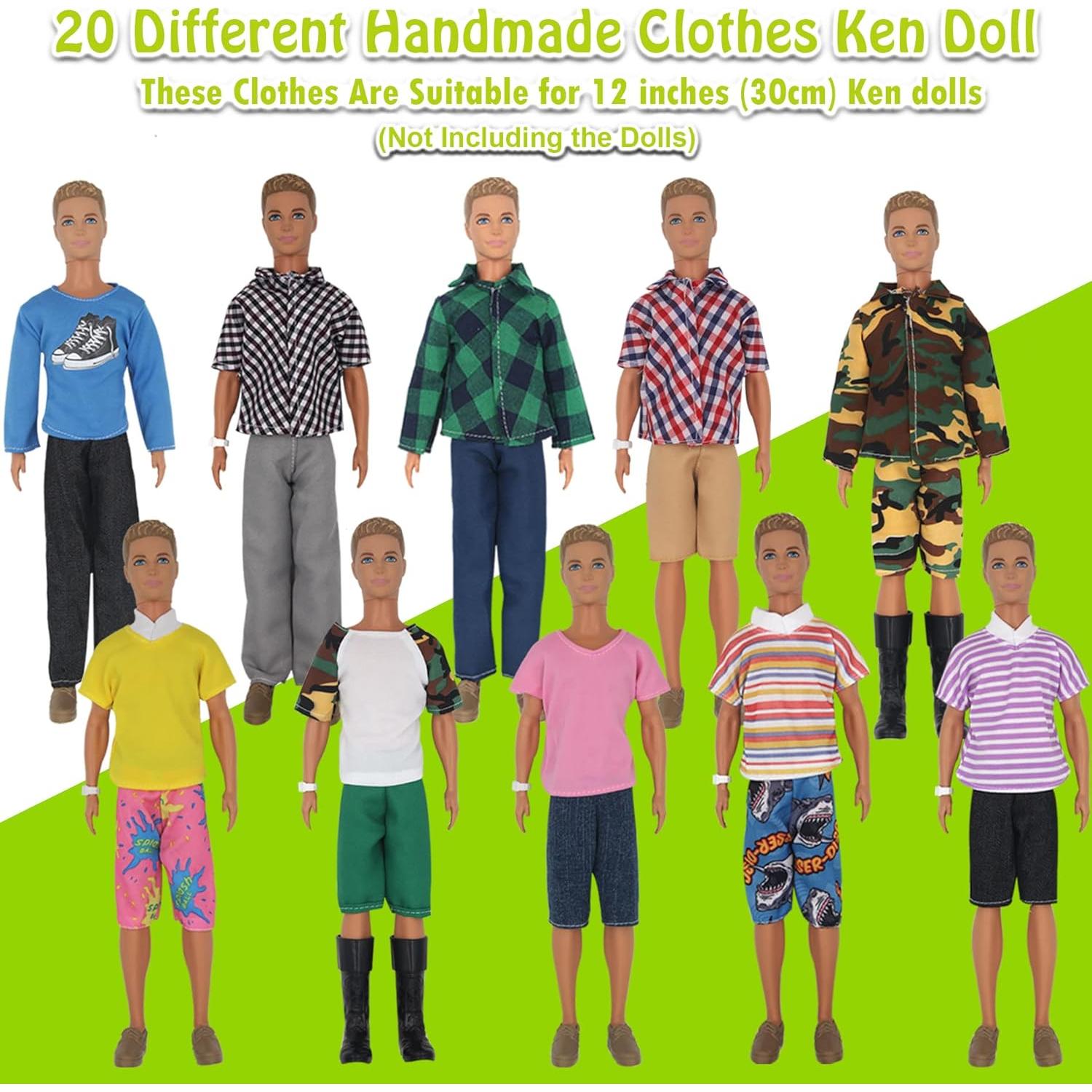 32 Piezas Ropa y Accesorios para Muñecas 30cm ZTWEDEN