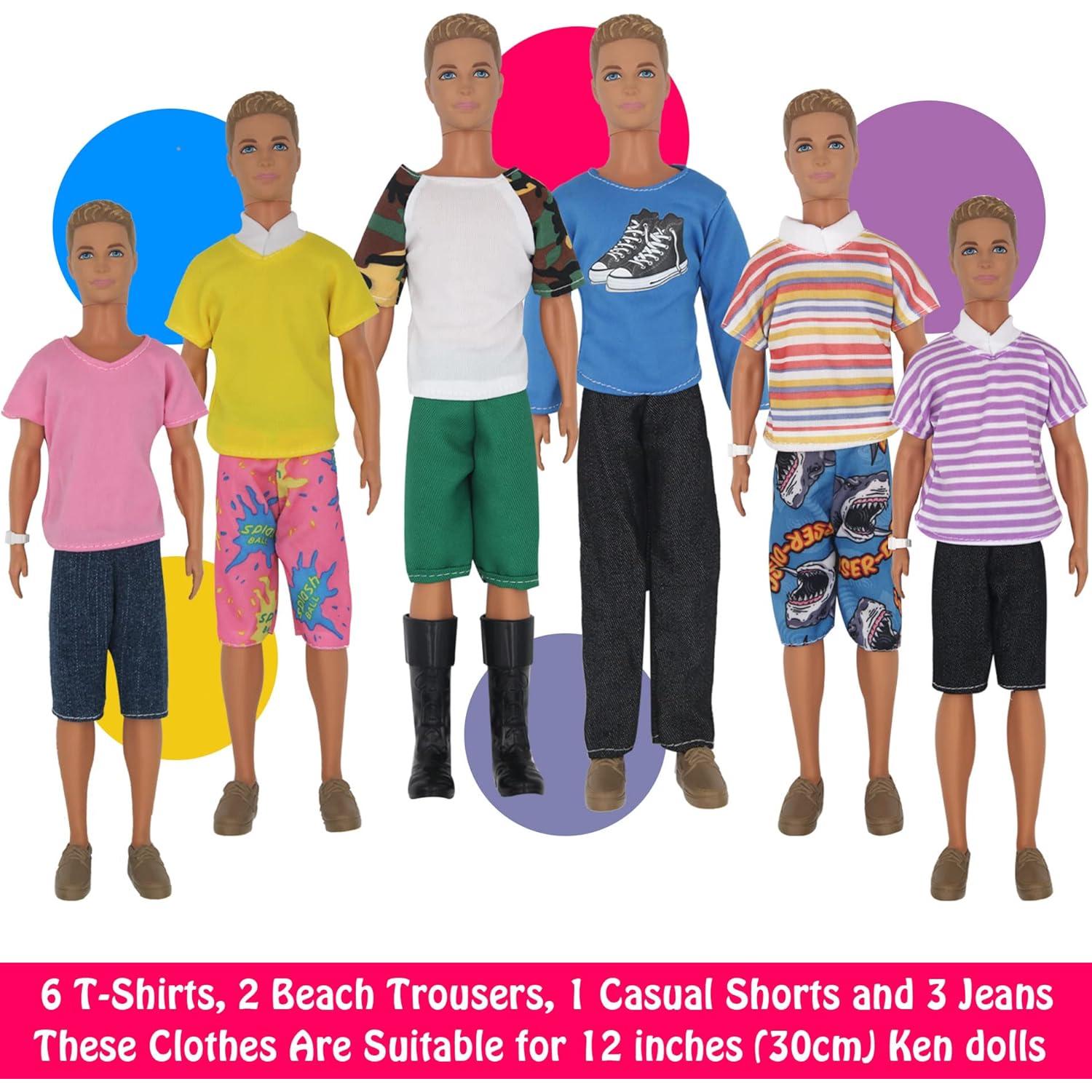 32 Piezas Ropa y Accesorios para Muñecas 30cm ZTWEDEN