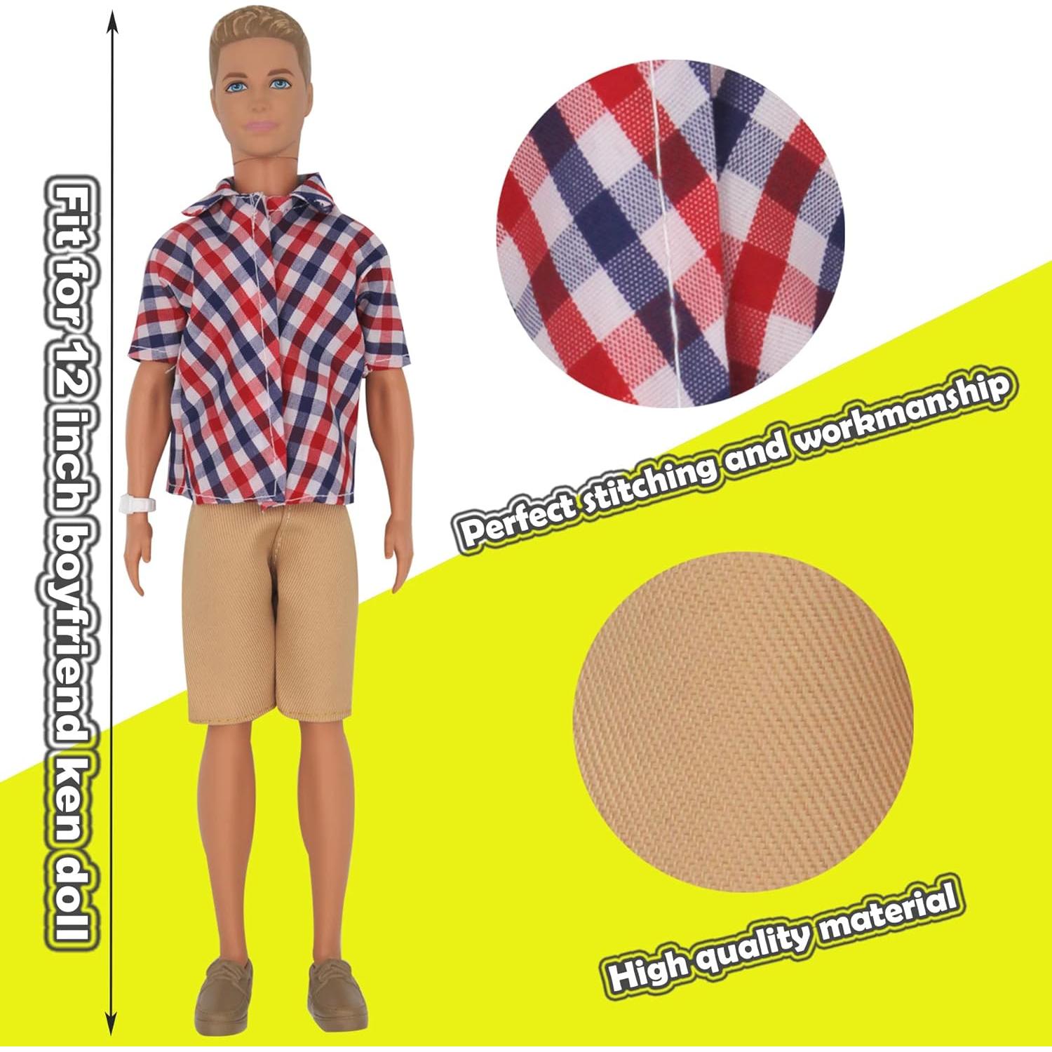 32 Piezas Ropa y Accesorios para Muñecas 30cm ZTWEDEN