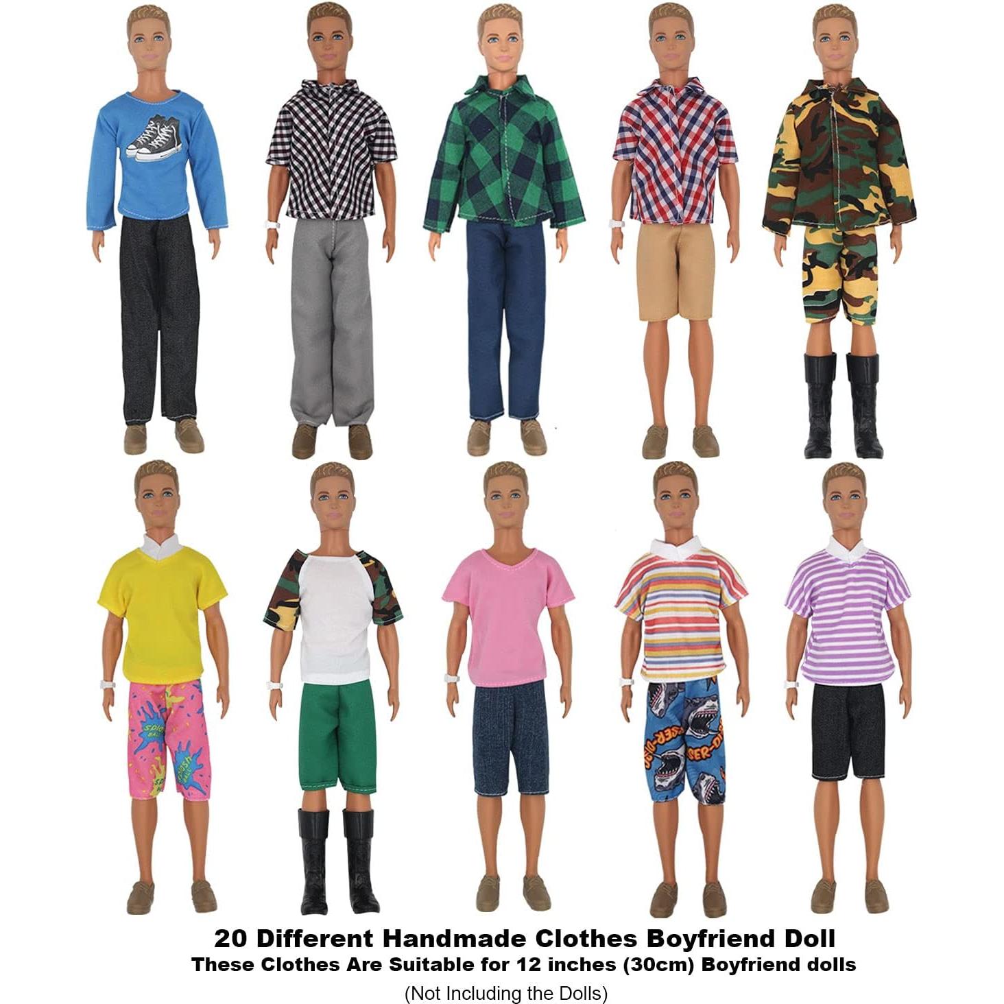 32 Piezas Ropa y Accesorios para Muñecas 30cm ZTWEDEN