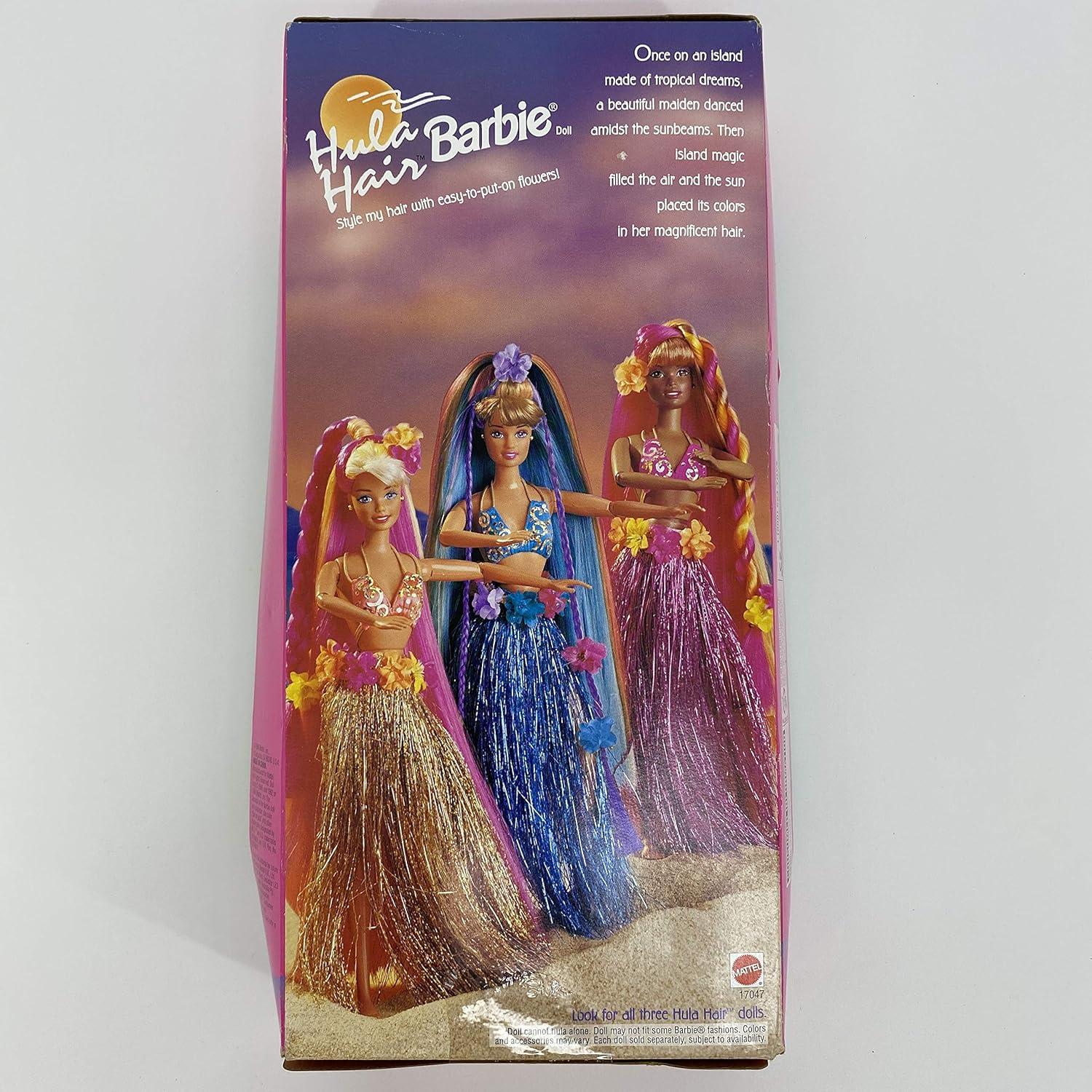 Muñeca Barbie Hula Hair Rosa y Dorado Edición Especial