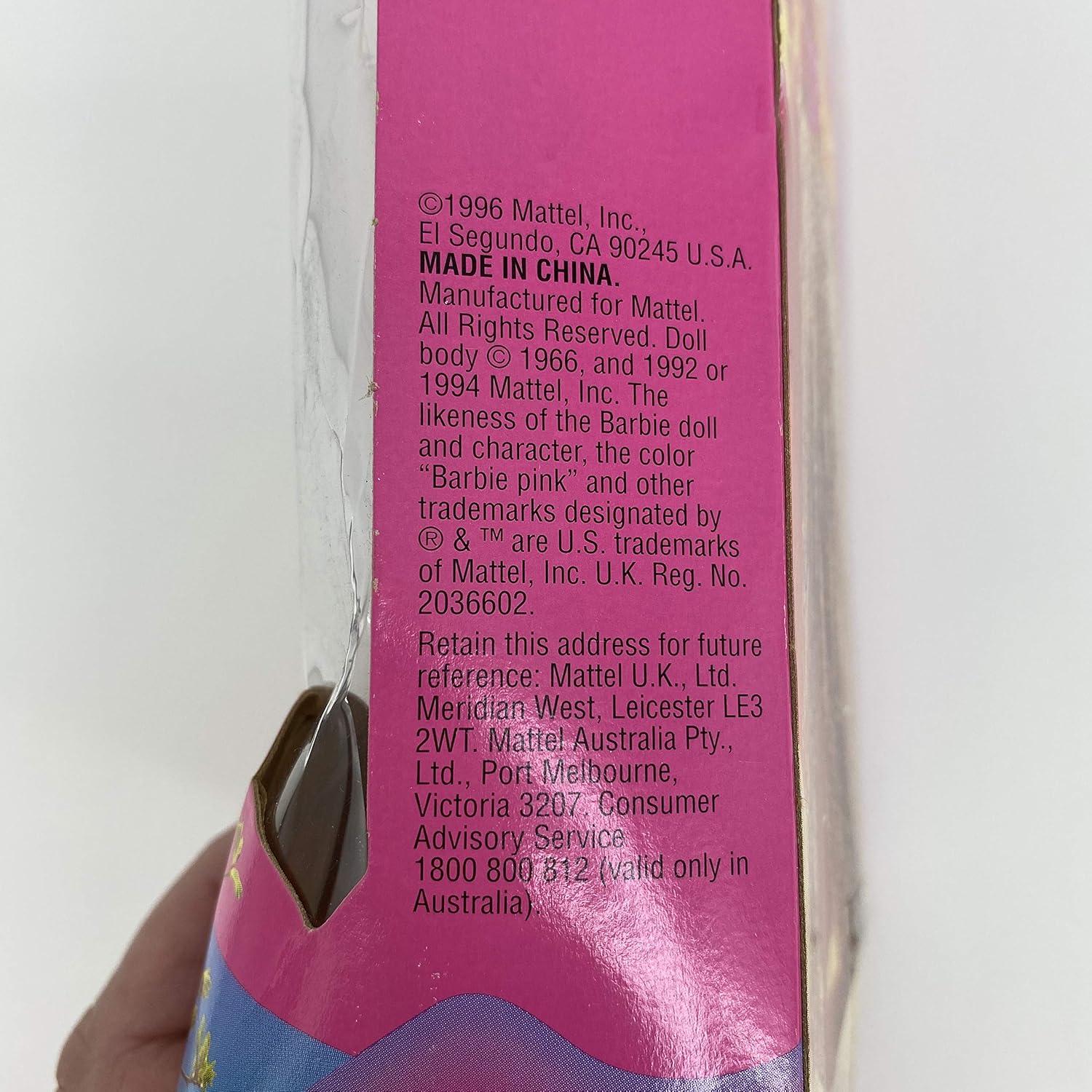 Muñeca Barbie Hula Hair Rosa y Dorado Edición Especial