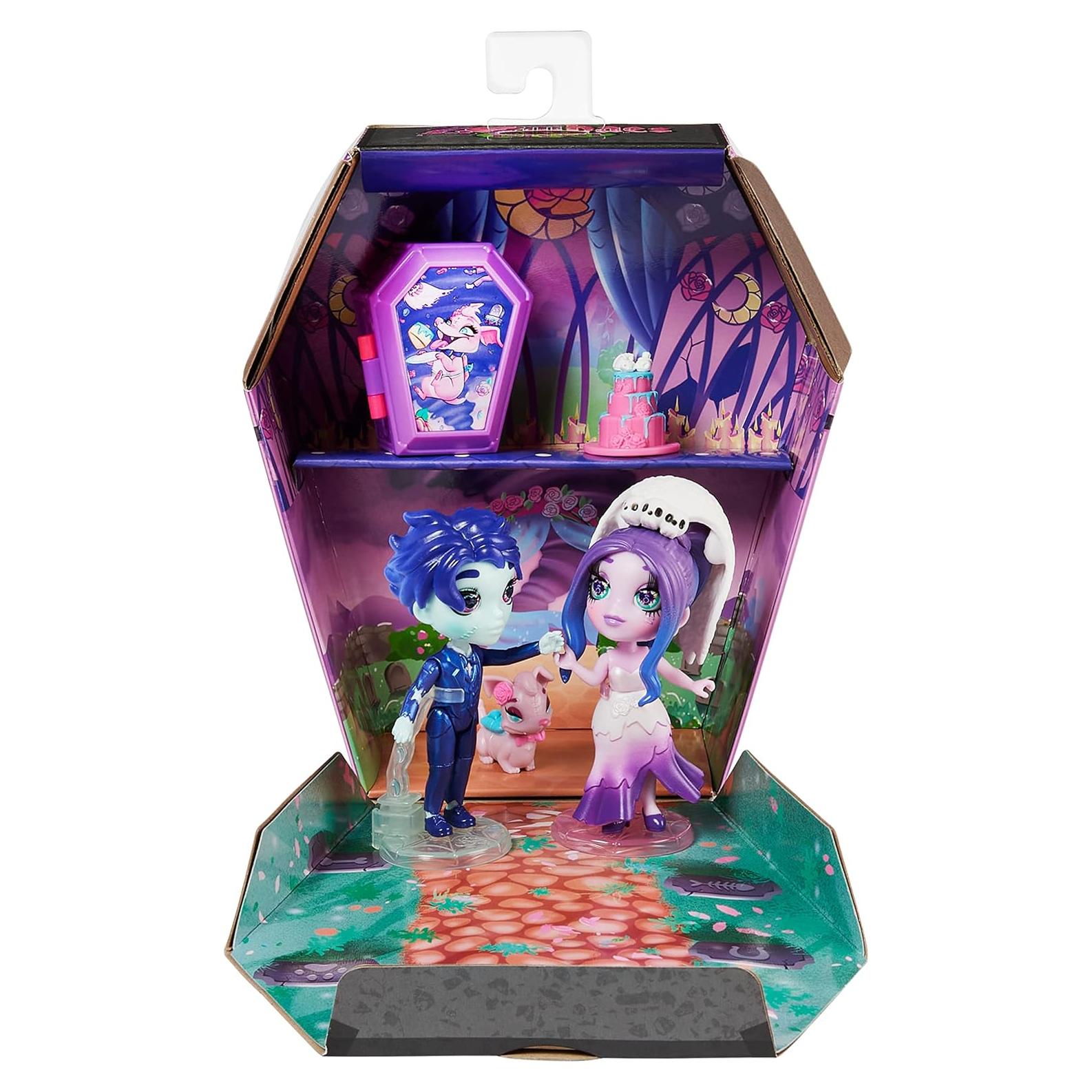 Conjunto Deluxe Zombadie para Amar - 2 Muñecas Zombie 8.9 cm