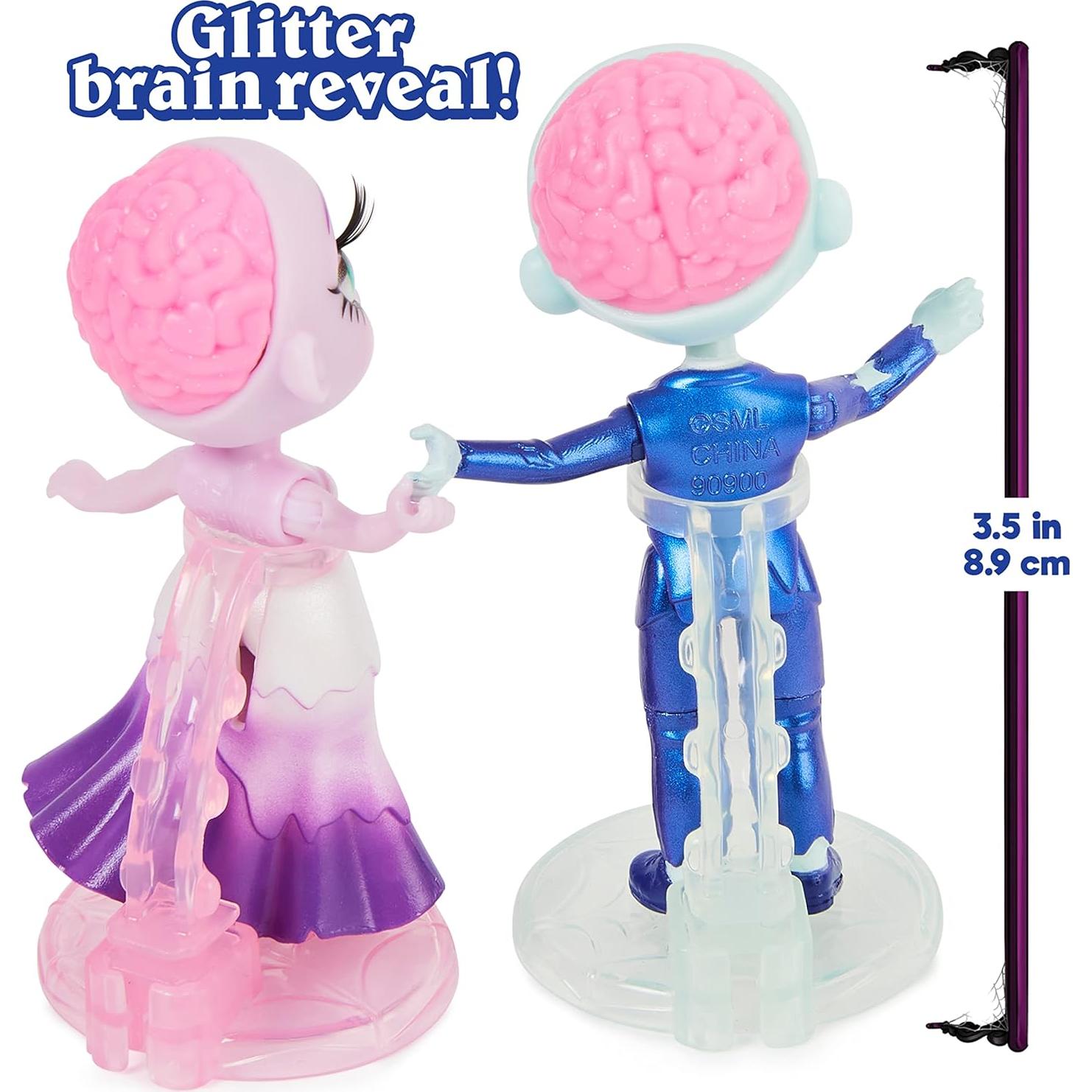 Conjunto Deluxe Zombadie para Amar - 2 Muñecas Zombie 8.9 cm