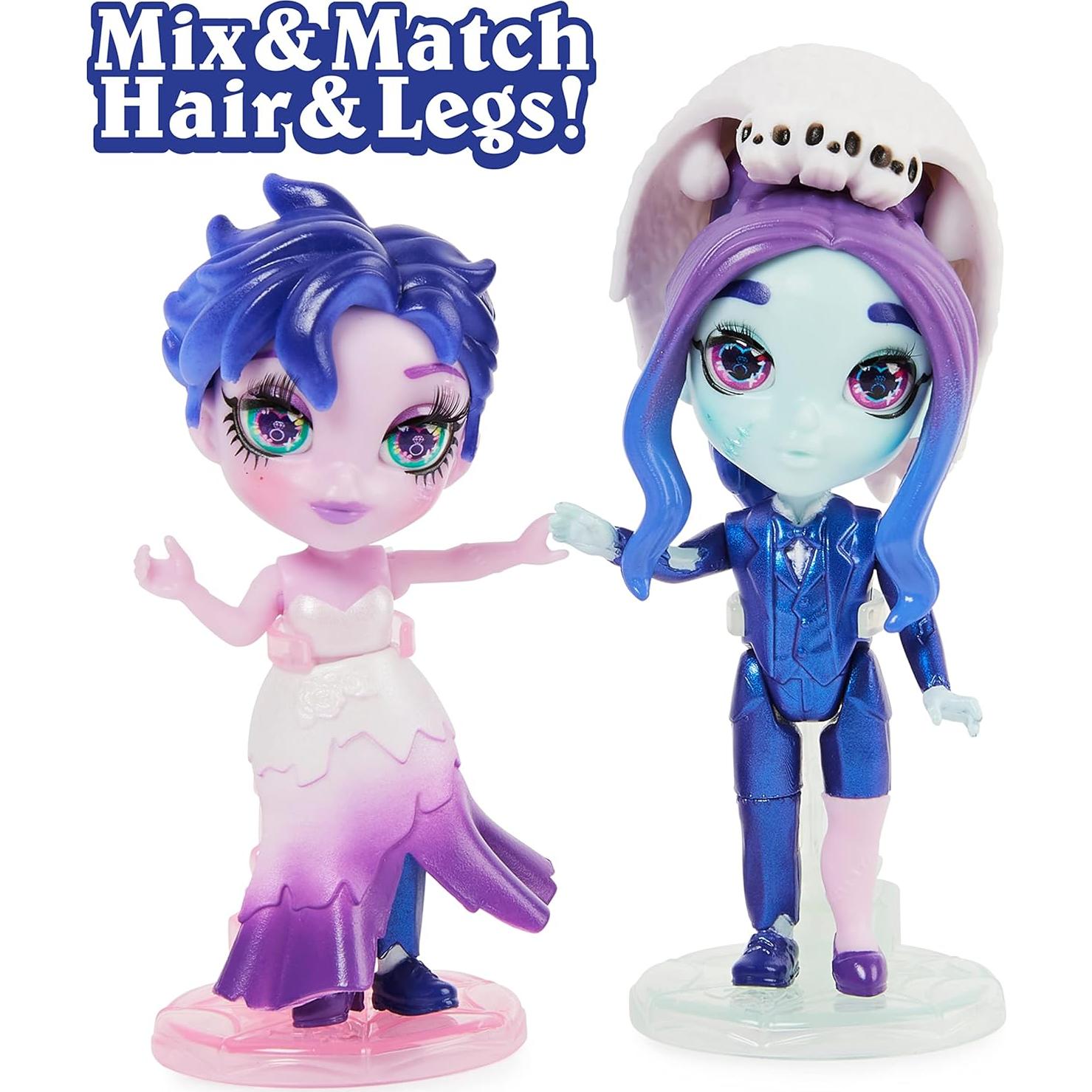 Conjunto Deluxe Zombadie para Amar - 2 Muñecas Zombie 8.9 cm