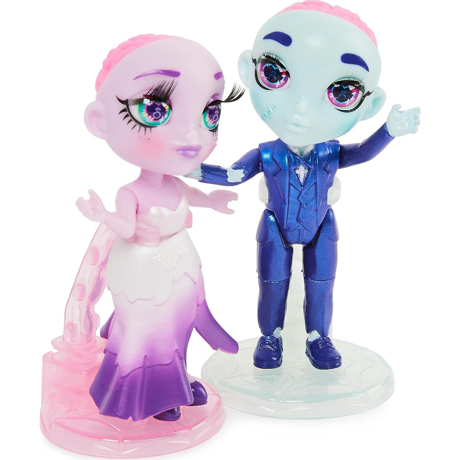 Conjunto Deluxe Zombadie para Amar - 2 Muñecas Zombie 8.9 cm