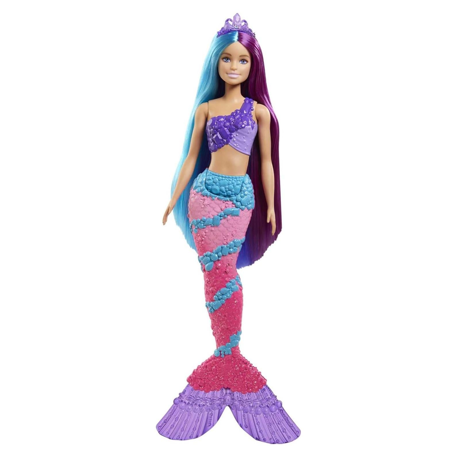 Muñeca Sirena Barbie Dreamtopia con Cabello Largo y Accesorios