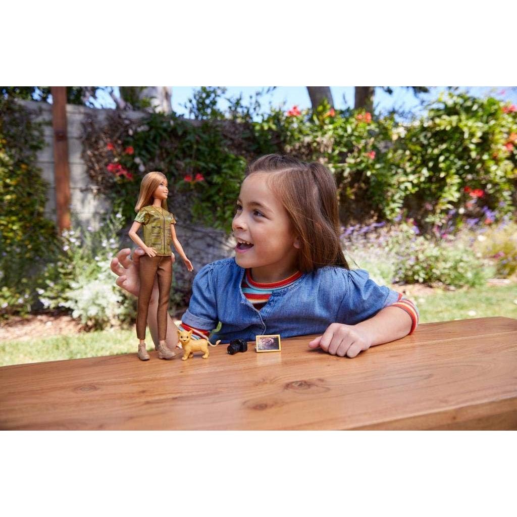 Muñeca Barbie Foto Periodista National Geographic 3-7 Años