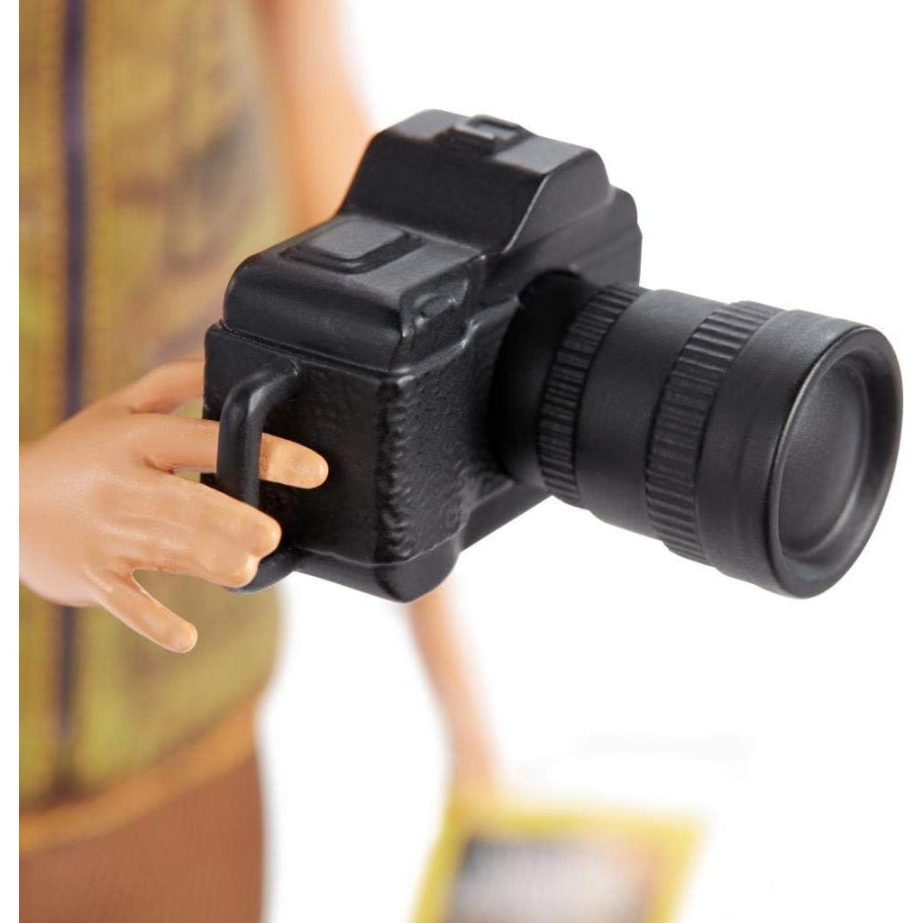 Muñeca Barbie Foto Periodista National Geographic 3-7 Años