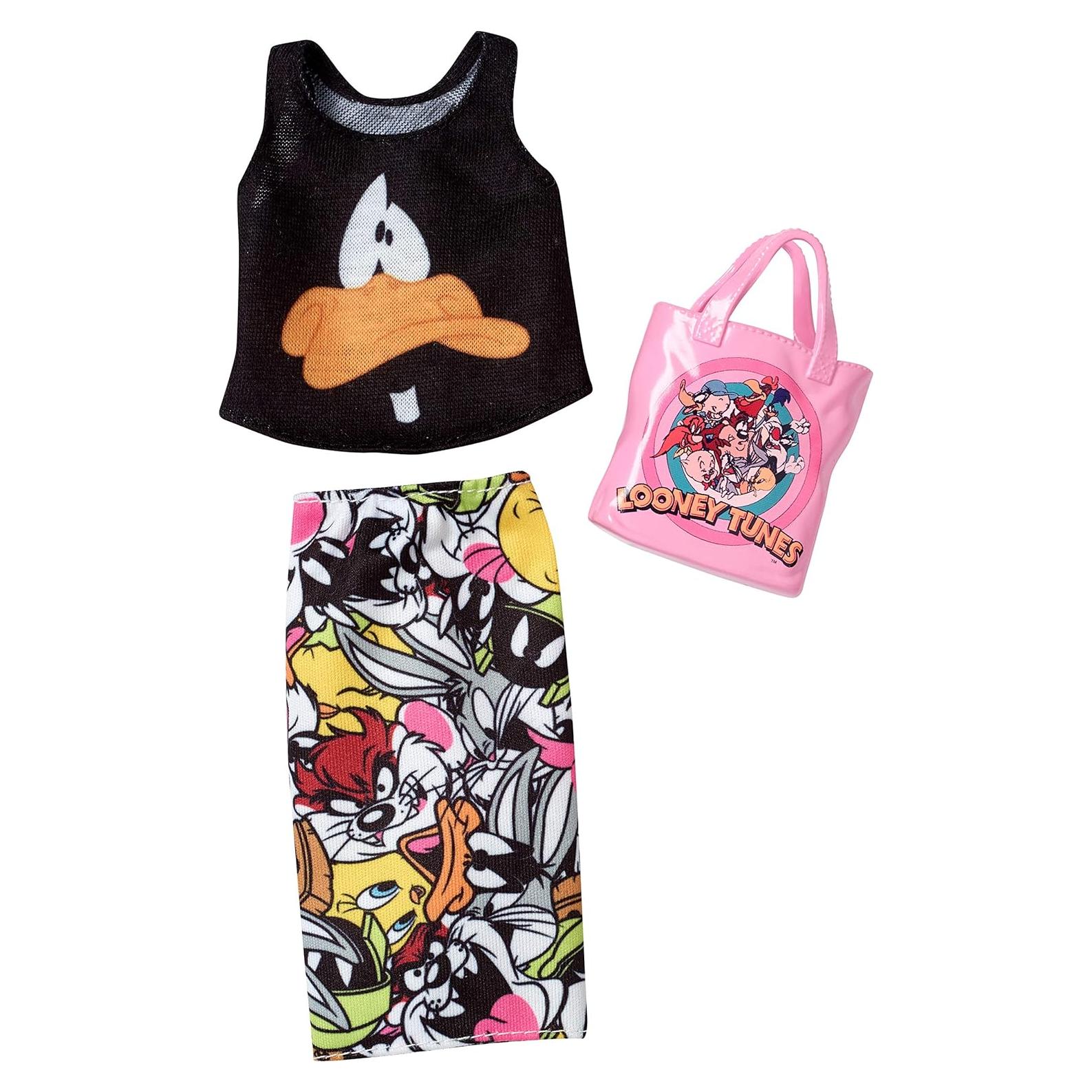 Conjunto de Ropa para Muñeca Barbie Daffy Duck - Top y Falda