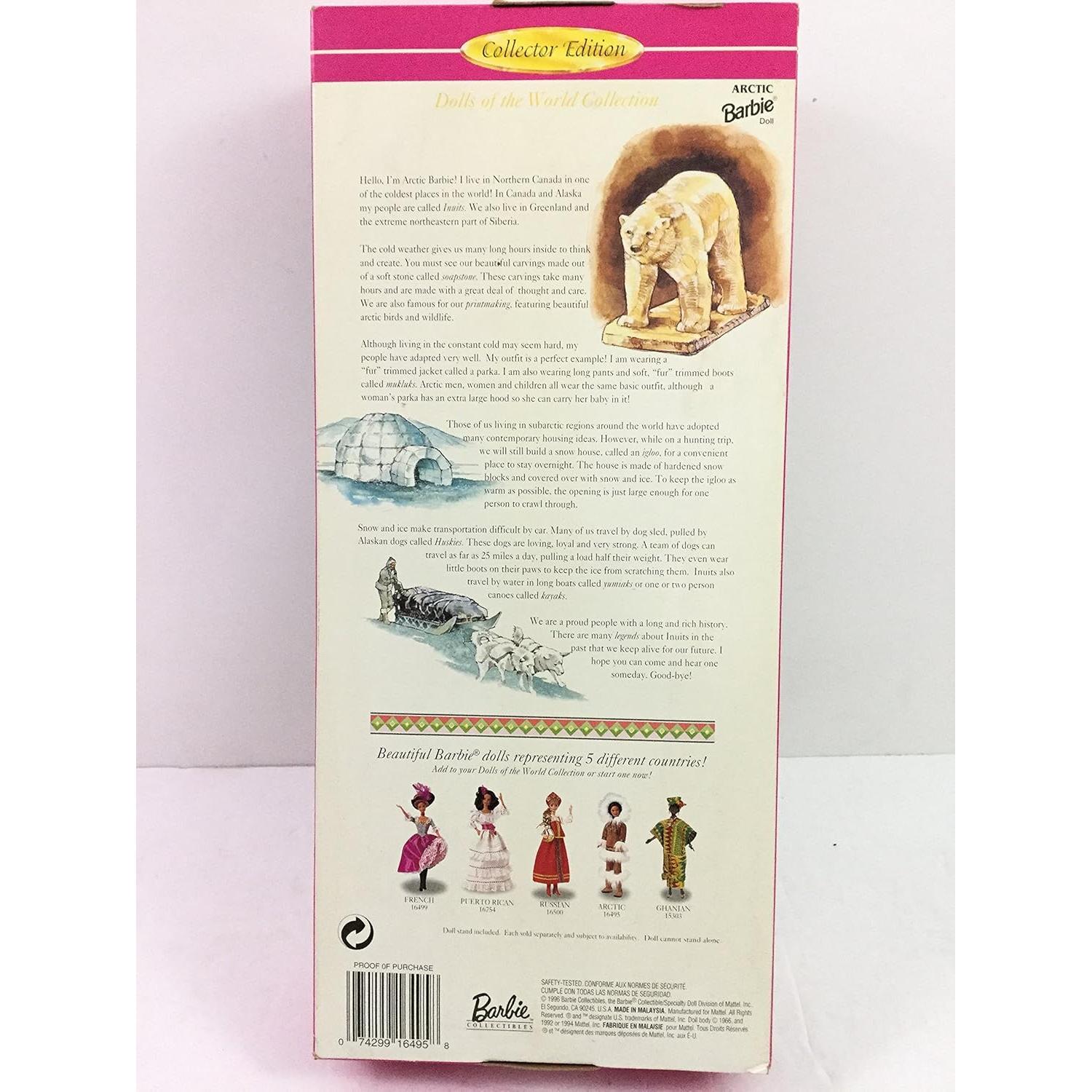 Muñeca Barbie Ártica Edición de Coleccionista 34.5cm