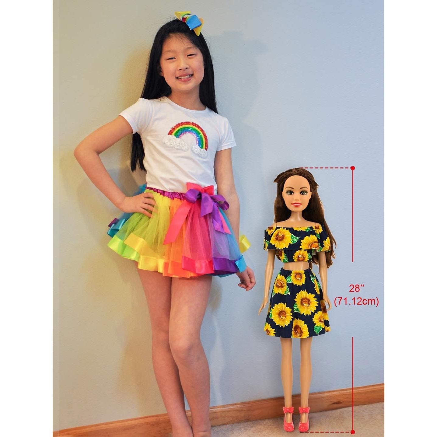 Conjuntos de Ropa para Muñeca ZITA ELEMENT 28 Pulgadas