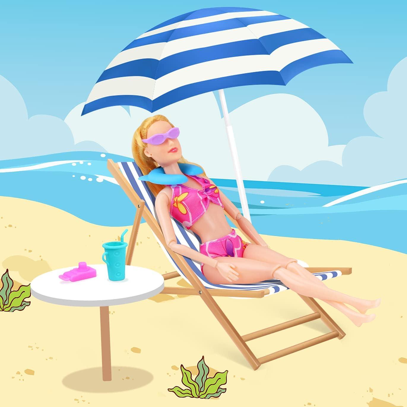 Ecore Fun Kit de Ropa de Muñeca 35 Piezas Trajes de Baño