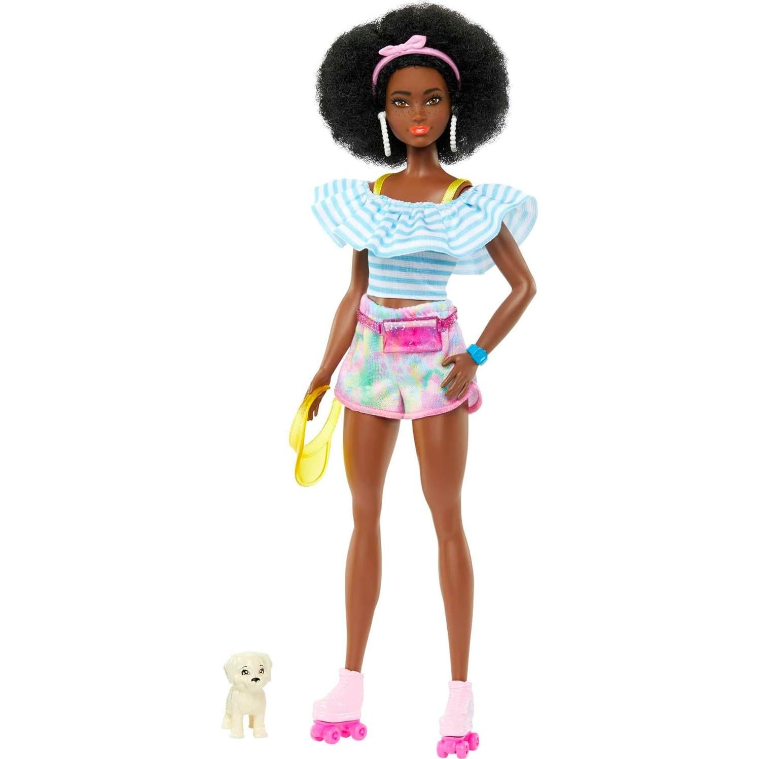 Muñeca Barbie con Patines de Moda y Accesorios - Mattel HPL77