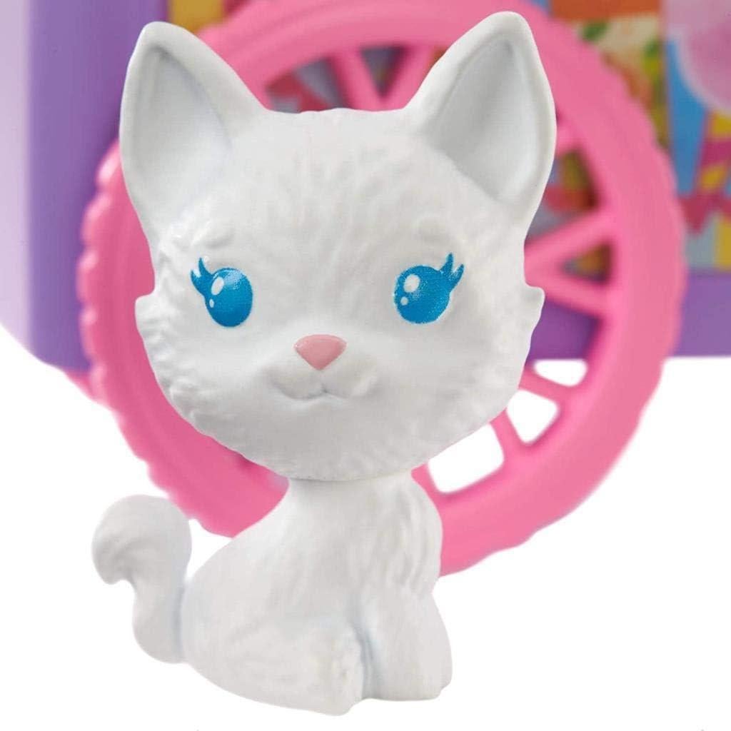 Muñeca Barbie Club Chelsea con carrito de bocadillos 15 cm