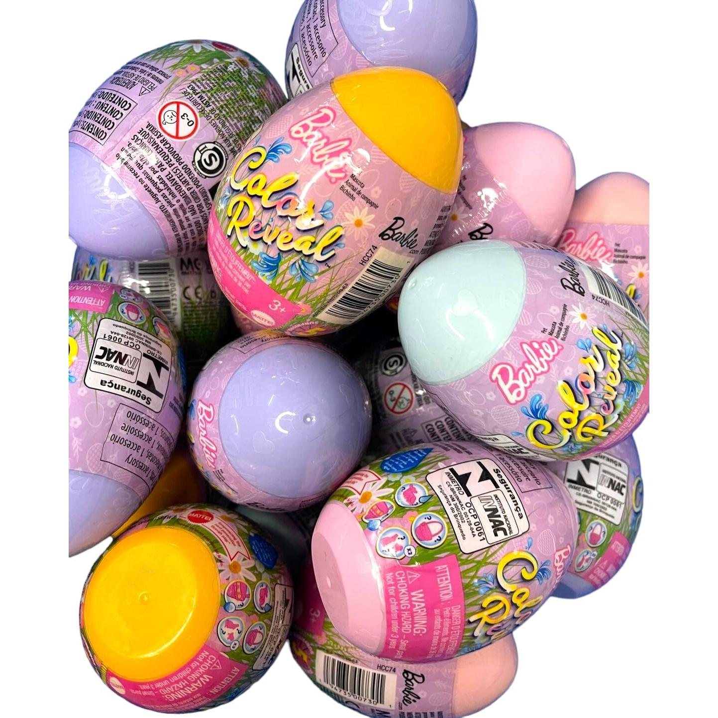 Barbie Color Reveal Huevo de Pascua HCC74 con 5 Sorpresas