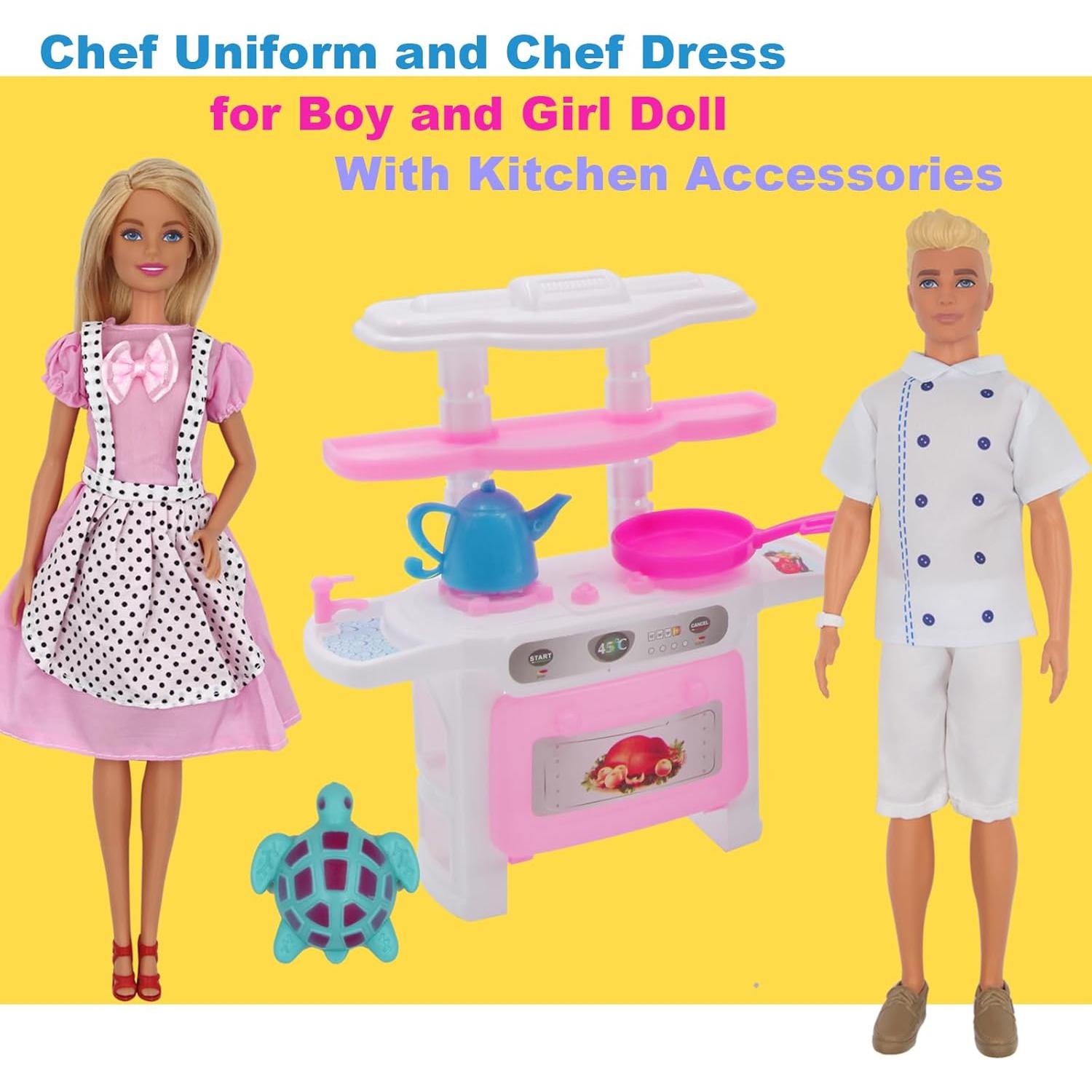 Juego de Ropa y Accesorios para Muñecas 12" EuTengHao 34 Piezas