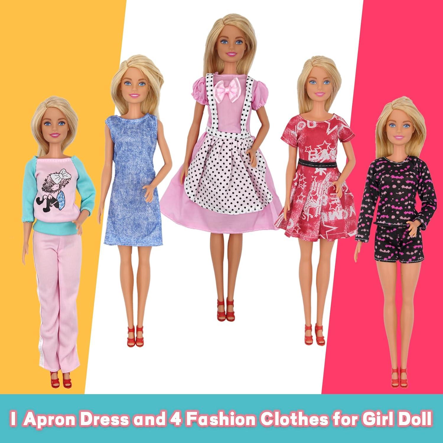 Juego de Ropa y Accesorios para Muñecas 12" EuTengHao 34 Piezas