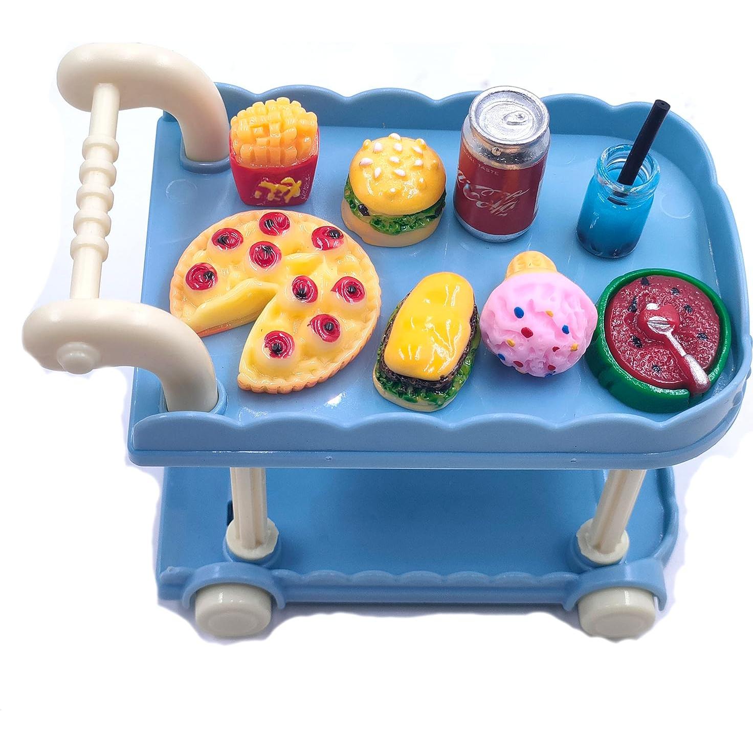 100pcs Juguetes de Comida Miniatura Atoyzybin para Muñecas