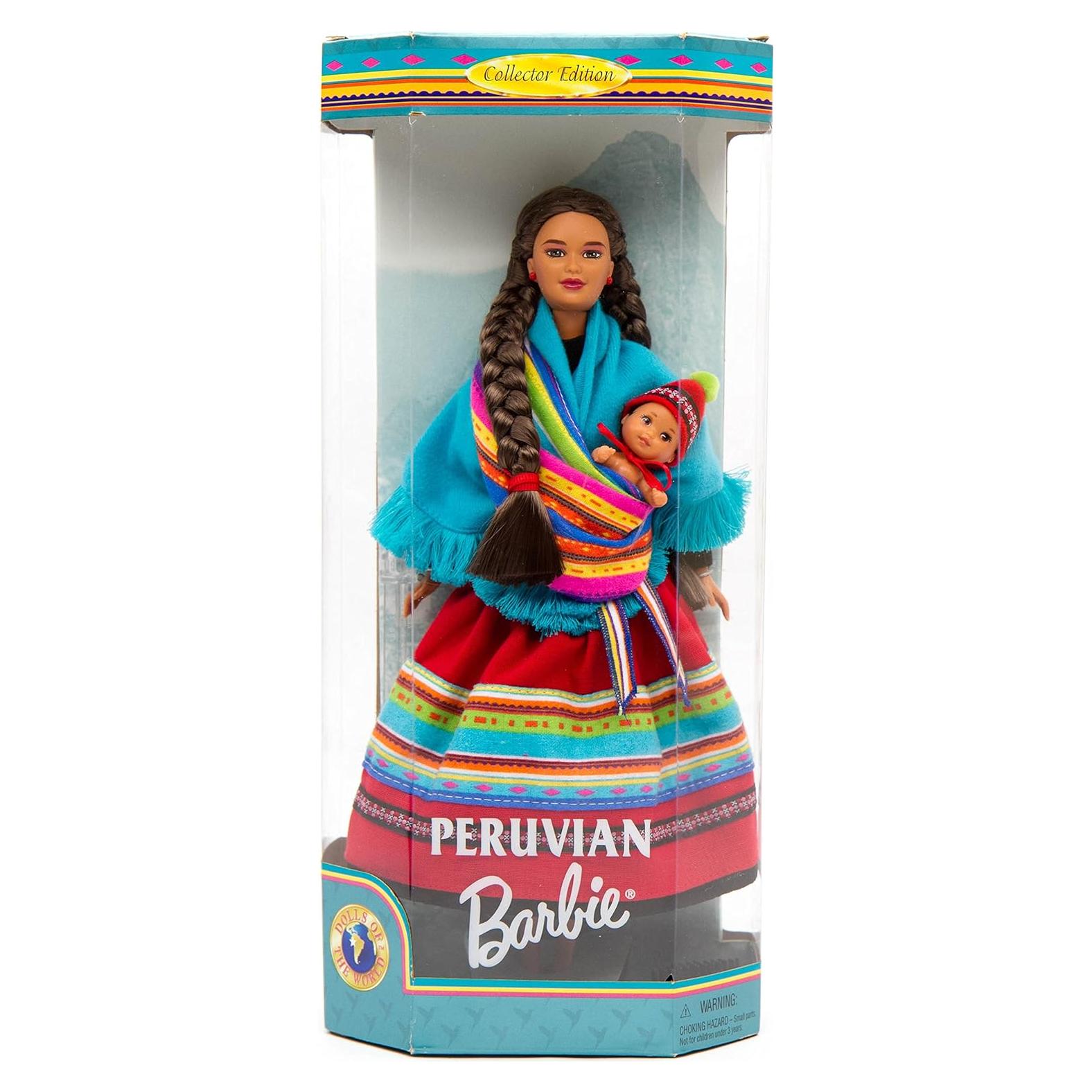 Barbie Peruana - Muñeca de Colección Mattel 34.8x16.3cm