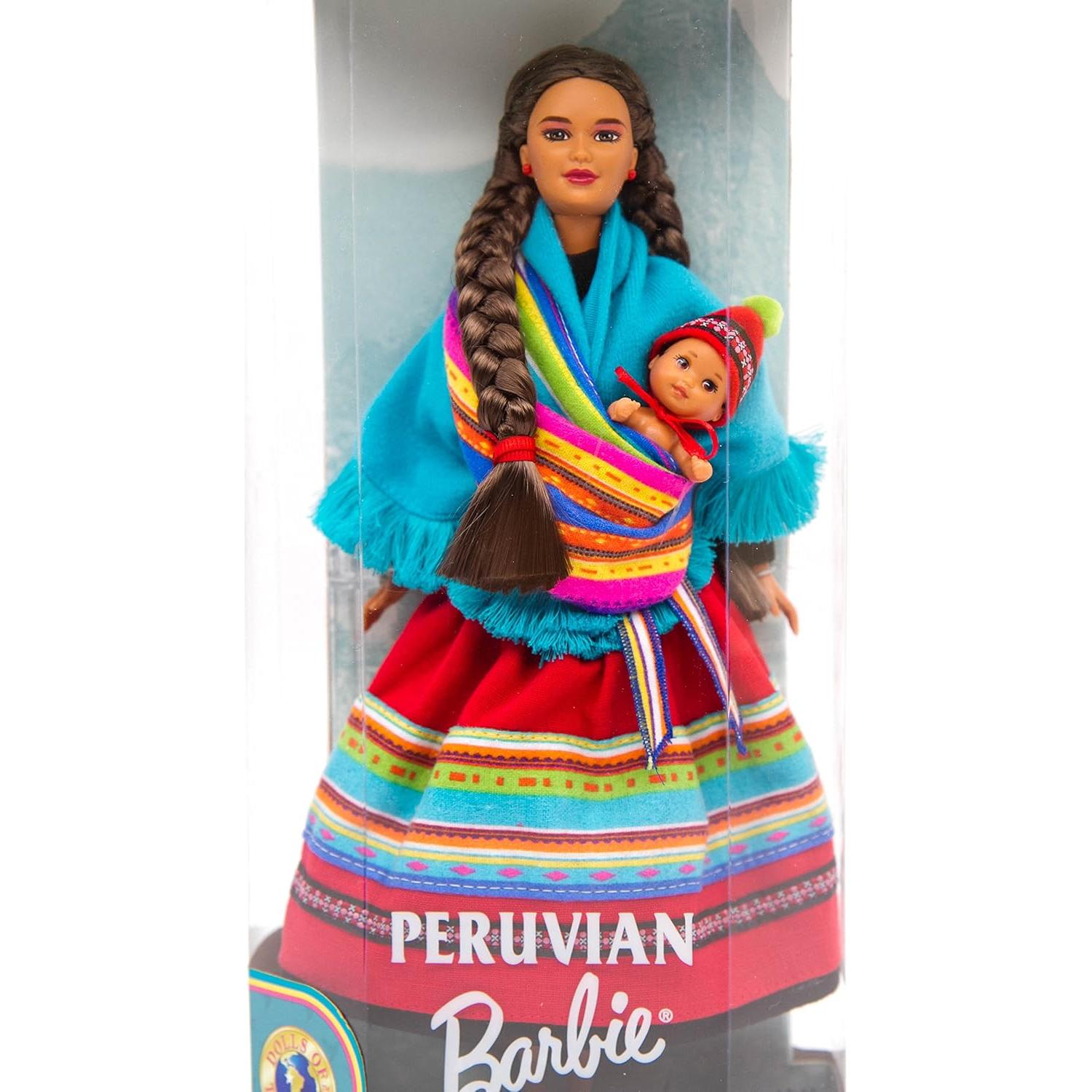 Barbie Peruana - Muñeca de Colección Mattel 34.8x16.3cm