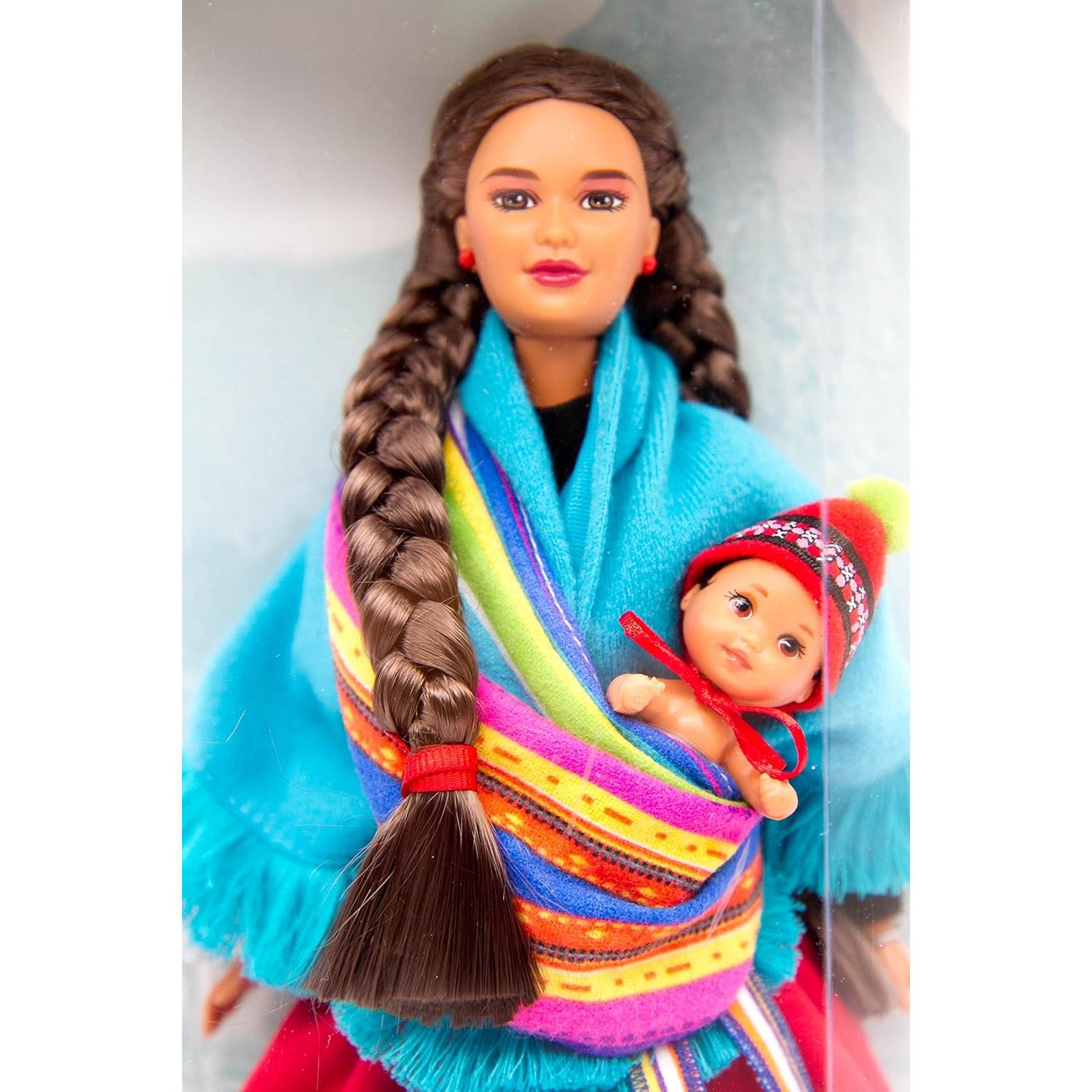 Barbie Peruana - Muñeca de Colección Mattel 34.8x16.3cm