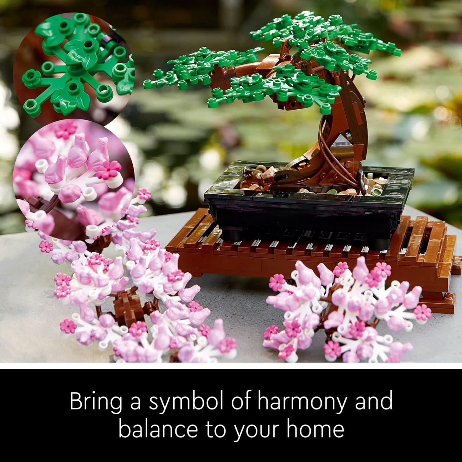 Árbol Bonsai LEGO Icons 10281 - Plantas Artificiales 18 cm