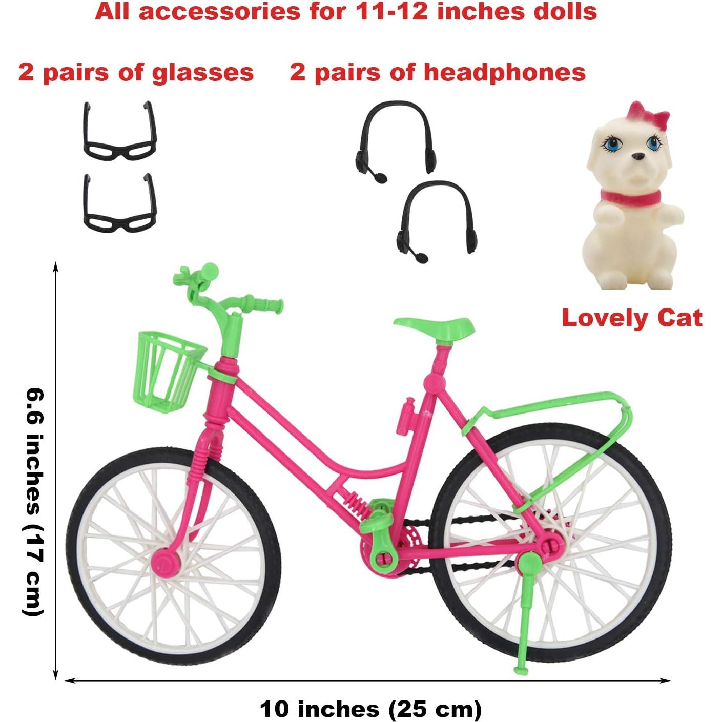 33 Piezas Ropa y Accesorios para Muñecas 30 cm ZTWEDEN