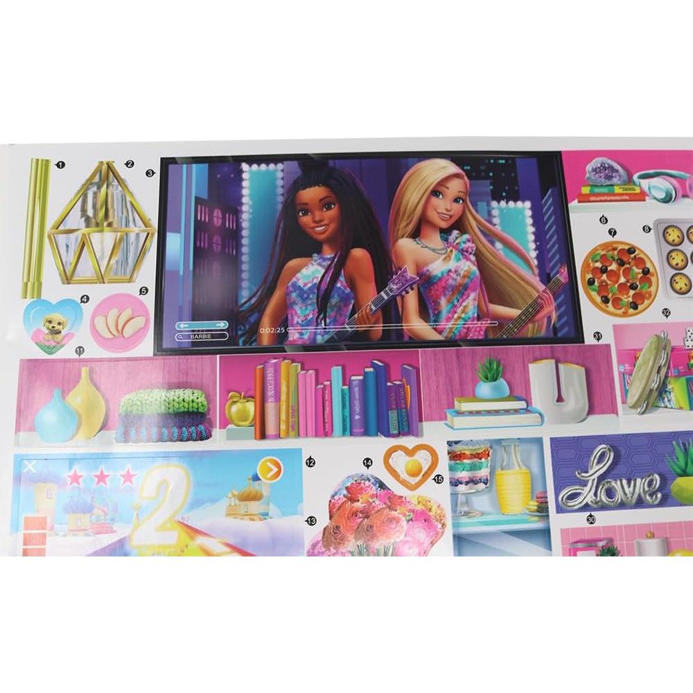 Etiquetas de Repuesto para Barbie Dreamhouse HMX10 - Mattel