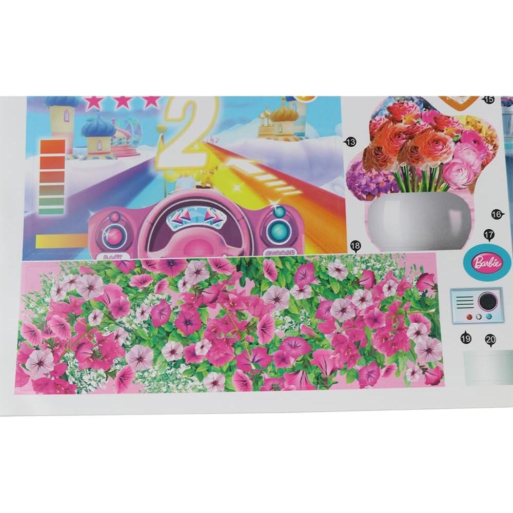 Etiquetas de Repuesto para Barbie Dreamhouse HMX10 - Mattel