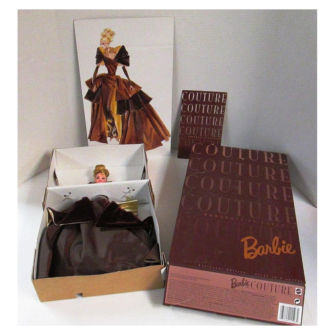 Muñeca Barbie Couture Retrato en Tafetán Mattel 1996