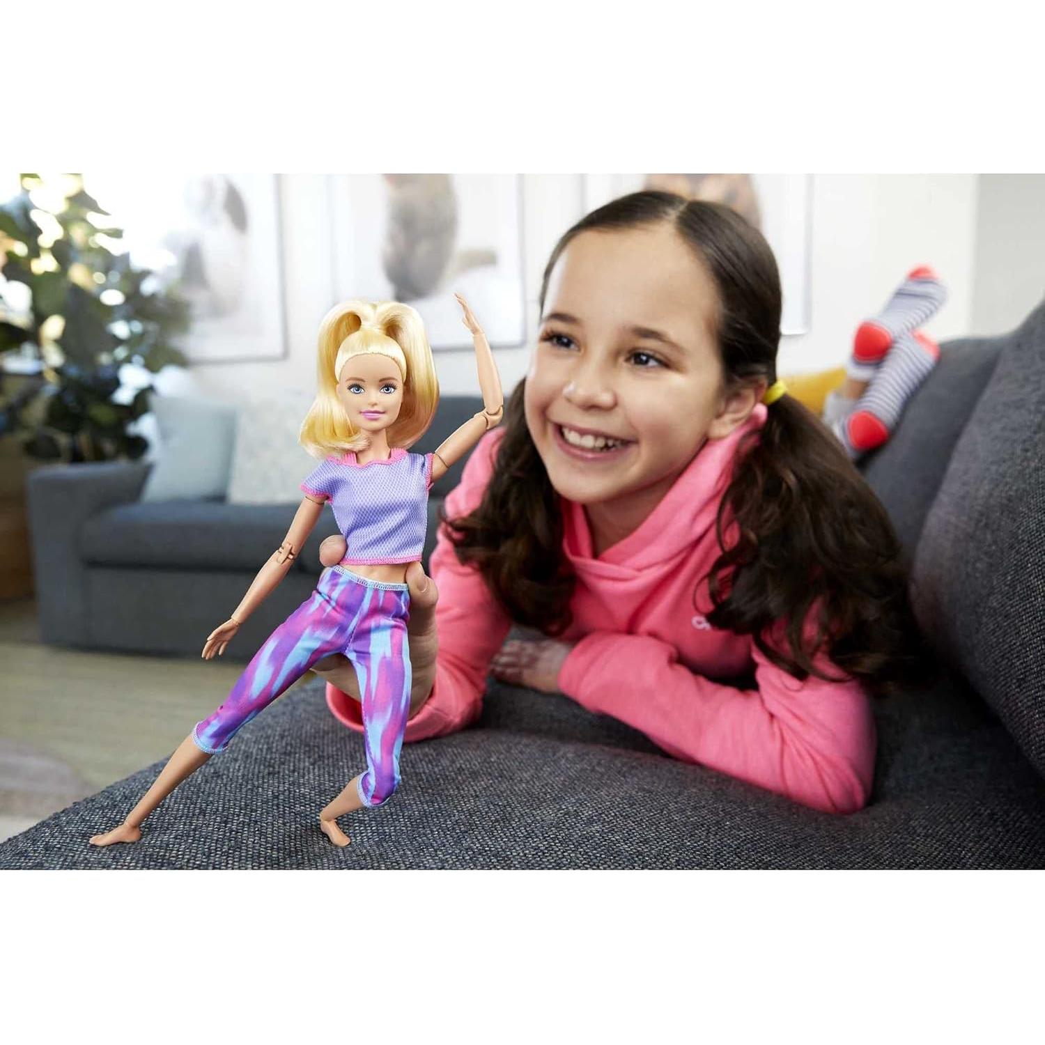 Muñeca Barbie Hecha para Moverse con 22 Juntas Flexibles