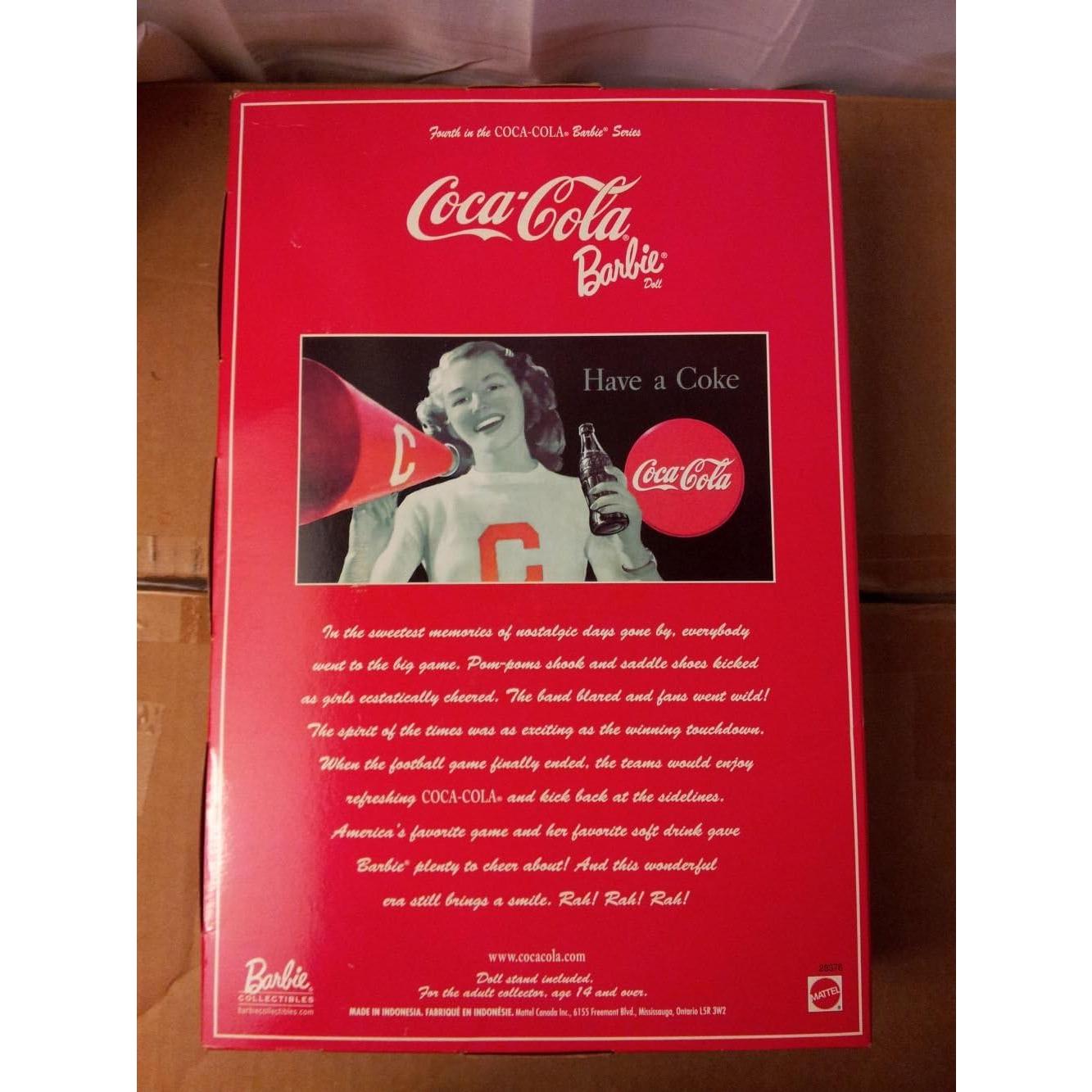 Muñeca Barbie Animadora Coca-Cola Edición Coleccionista