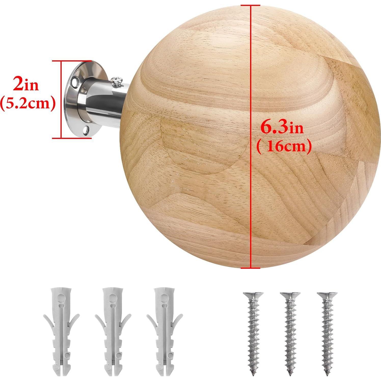 Soporte para Auriculares Geekria de Madera Esférica 1.58 kg