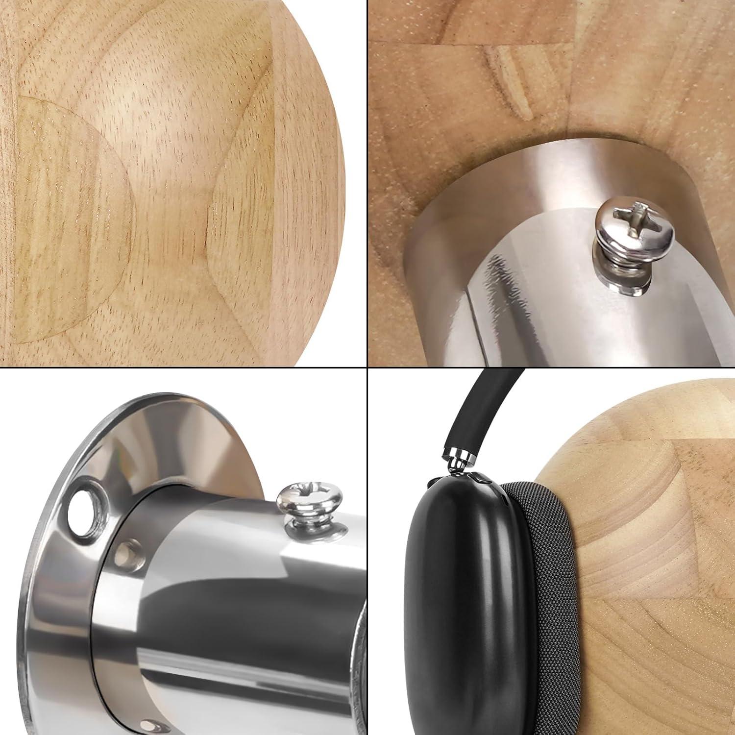 Soporte para Auriculares Geekria de Madera Esférica 1.58 kg