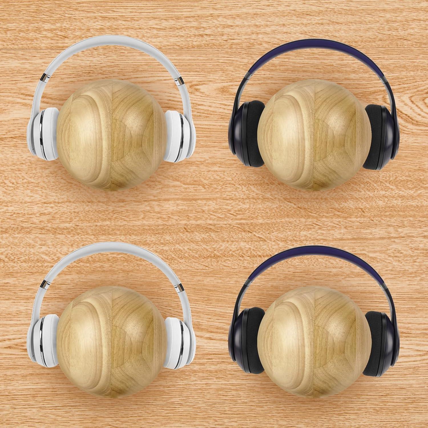 Soporte para Auriculares Geekria de Madera Esférica 1.58 kg