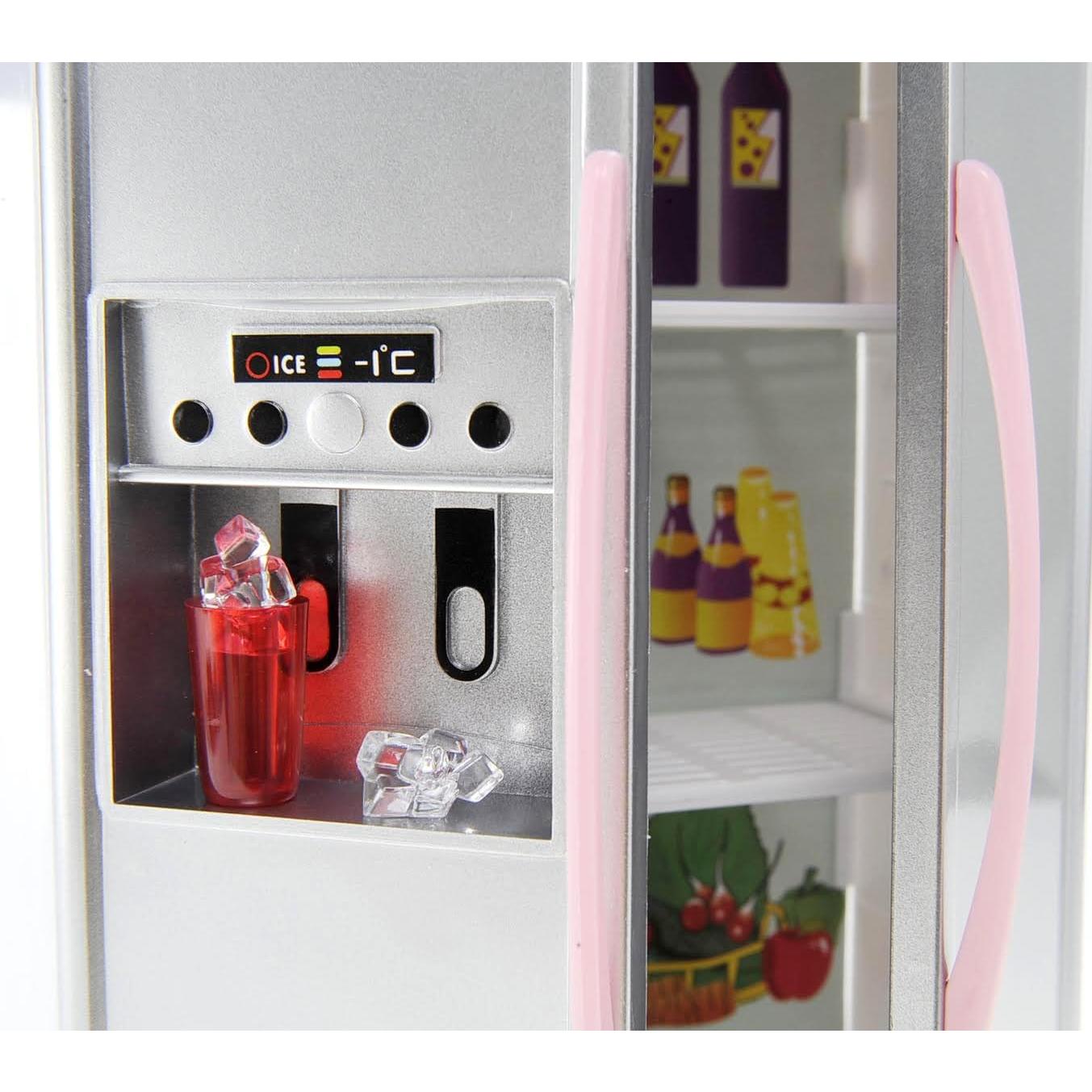 Juego de Cocina PowerTRC Rosa 4-en-1 con Luz y Sonido