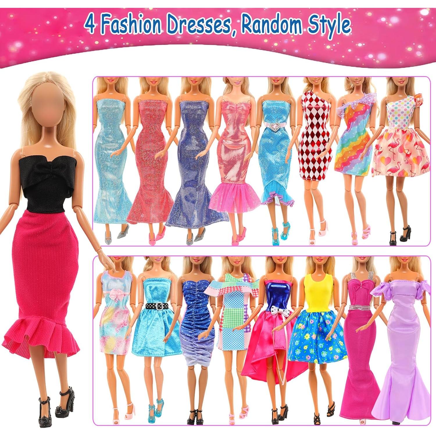 Lote 36 Artículos Ropa y Accesorios para Muñecas BARWA