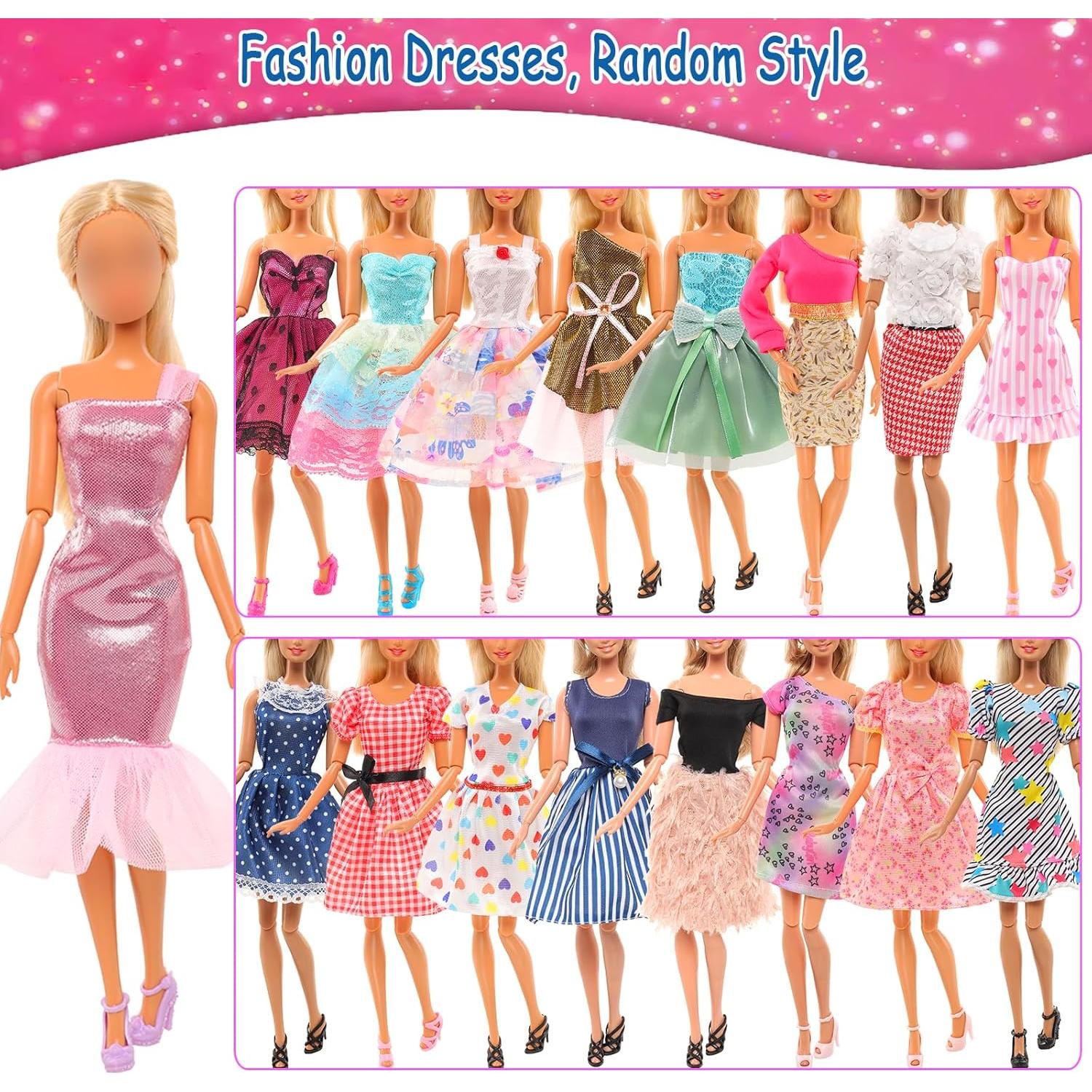 Lote 36 Artículos Ropa y Accesorios para Muñecas BARWA