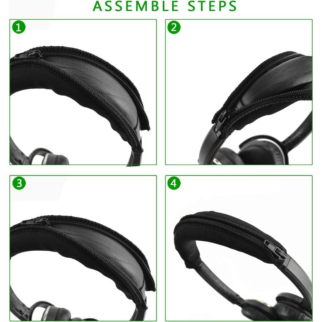Conjunto de Almohadillas y Diadema Geekria para Bose QC3
