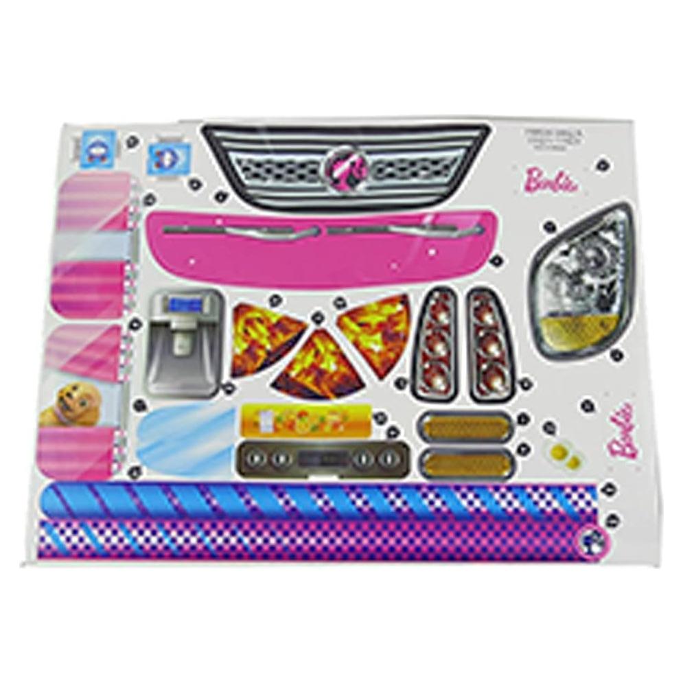 Juego de Stickers de Repuesto para Caravana Barbie FBR34