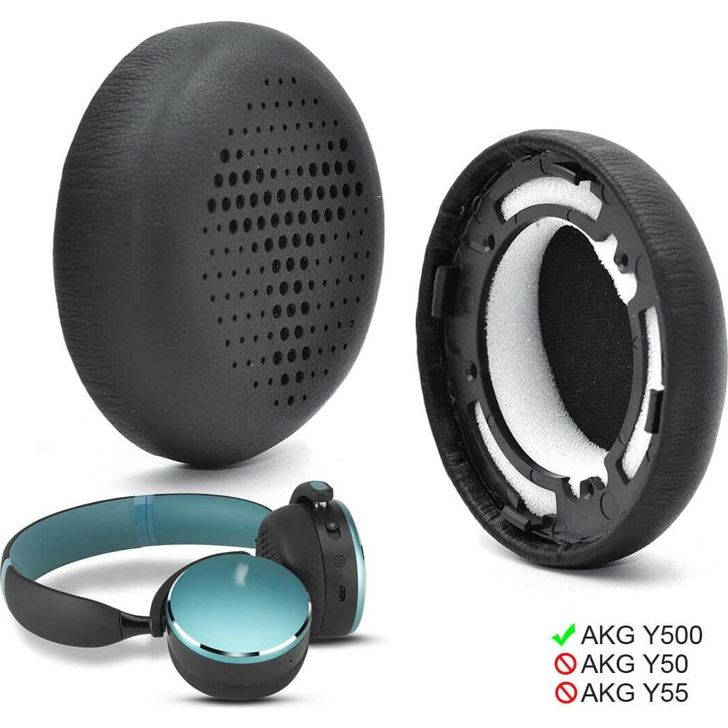 Cojines de oreja AKG Y500 de piel de proteína y esponja