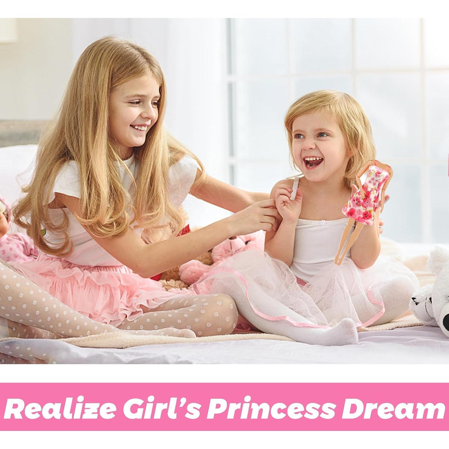 65 Piezas Ropa y Accesorios para Muñecas 11.5" Carreuty