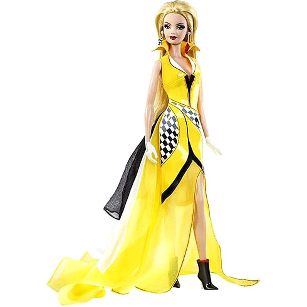 Barbie Corvette Vestido Amarillo N4984 - Edición Especial